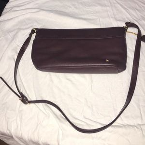 Deep purple Etienne Aigner long strap bag!